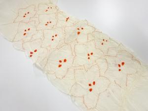 正絹　絽　絞り　夏用帯揚げ